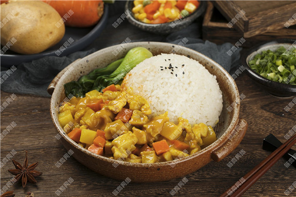 咖喱雞肉蓋飯